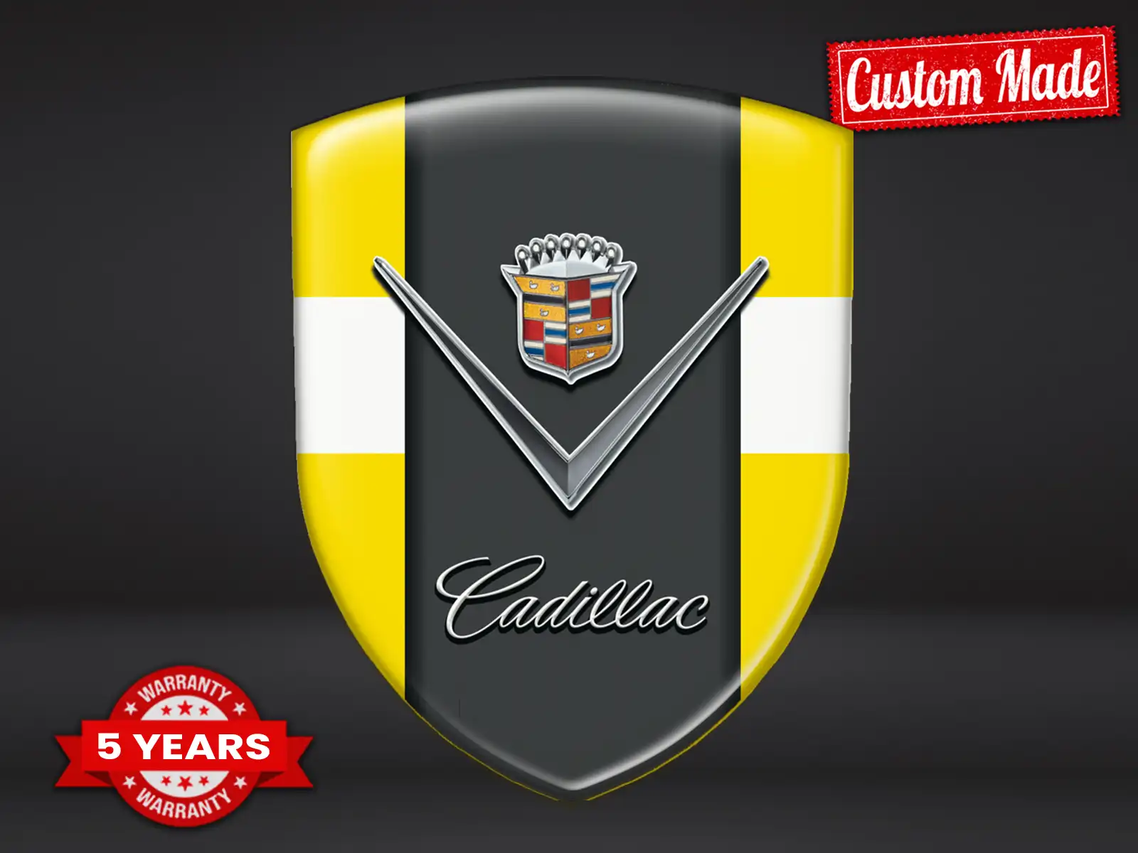 Cadillac Gedruckte Logo-Aufkleber Anpassbar ST